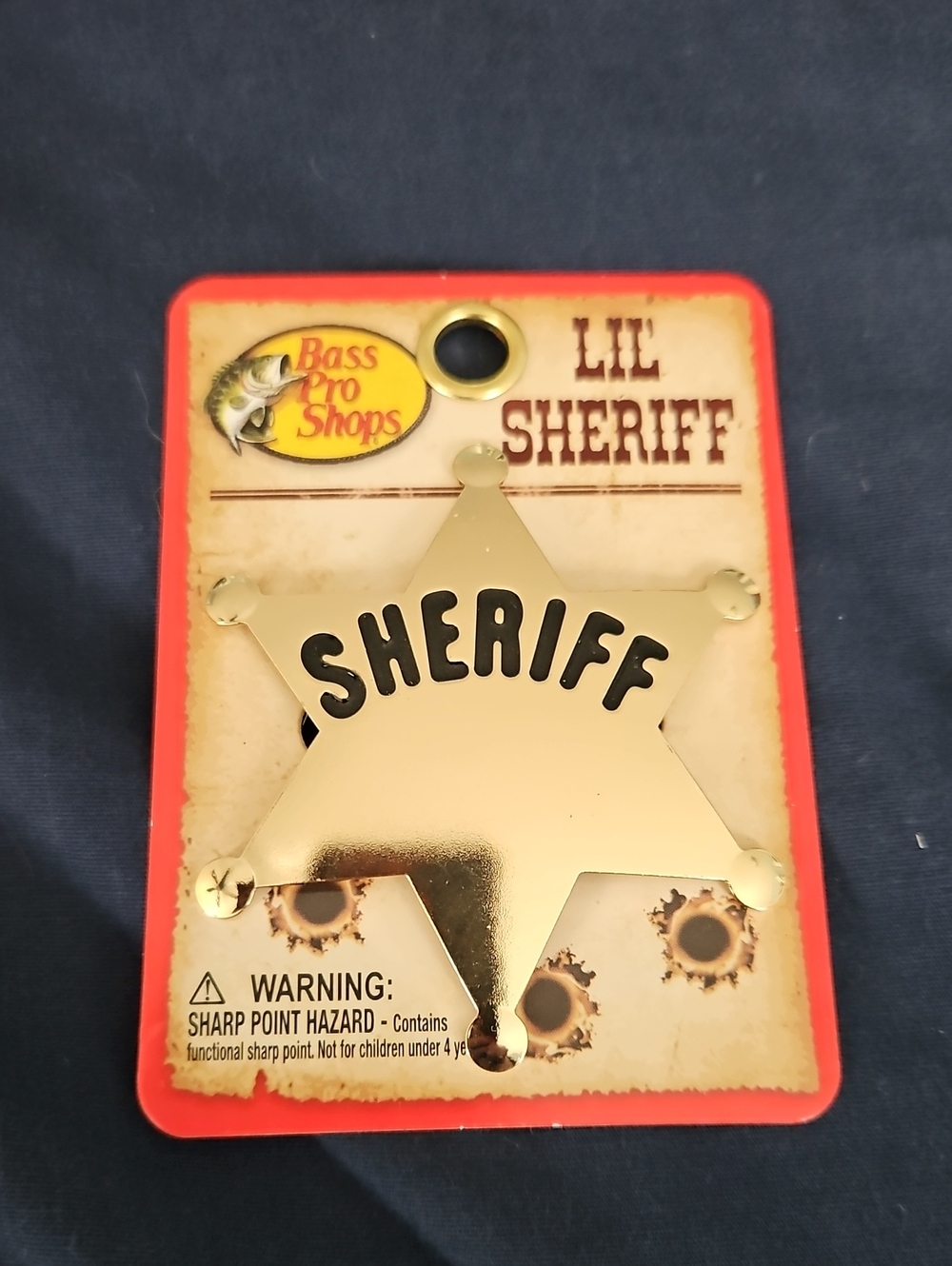 Bass Pro Shops Cabela's Kids Sheriff Pin